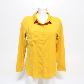 Dámska košeľa Nonsar žltá S