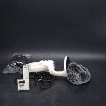 Stolný mikrofón Zealsound K66 biely