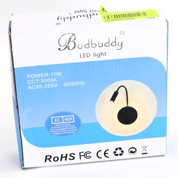 Nástěnná LED lampa Budbuddy ‎YUEDU-HEI3000K2