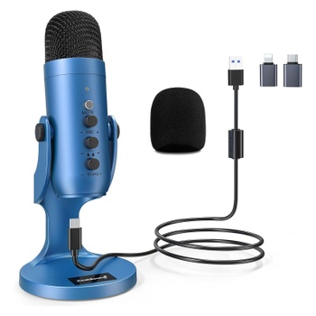 Stolní mikrofon Zealsound k66 kabelová USB