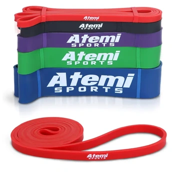 Sportovní elastický fitness pásek Atemi | Odporové gumy pro muže a ženy | Cvičení s odporovým pásem