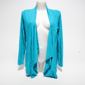 Dámský pletený kabátek Urban GoCo XL modrý