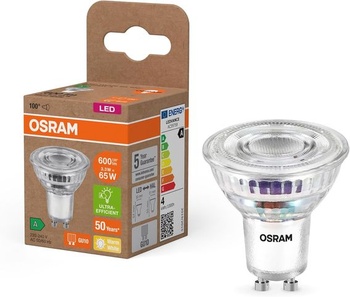 Osram Energy Class LED reflektorová žiarovka PAR16 s 3,3 W, 600 lm, teplá biela (2700 K) z číreho
