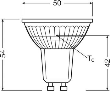 Osram Energy Class LED reflektorová žiarovka PAR16 s 3,3 W, 600 lm, teplá biela (2700 K) z číreho