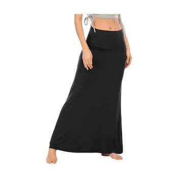 Dámská dlouhá sukně Durio černá vel. XL