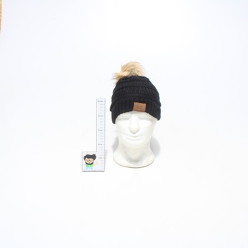 Černá čepice MINAKOLIFE 54 cm