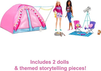 Barbie bábiky sada na kempovanie Barbie