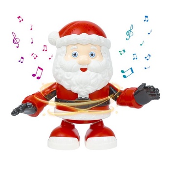 iBlivers Cartoon elektrický Santa Claus Tančící Santa Claus Dárková hračka pro děti Vánoční
