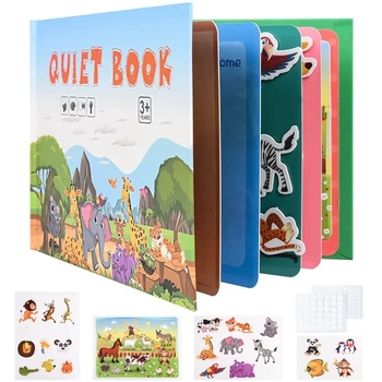 Ulikey Quiet Book, Montessori Quiet Book, Brain Game Puzzle Book, Senzorické hračky pro děti s