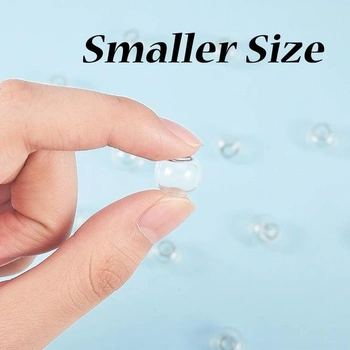 PandaHall 50ks 12mm mini prázdne fľaše z číreho skla s platinovým a zlatým mosadzným uzáverom pre