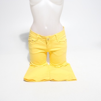 Tříčtvrteční kalhoty G.Cause vel.28 žluté