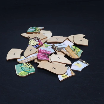 Vrstvené puzzle s motýľom Beleduc 17054
