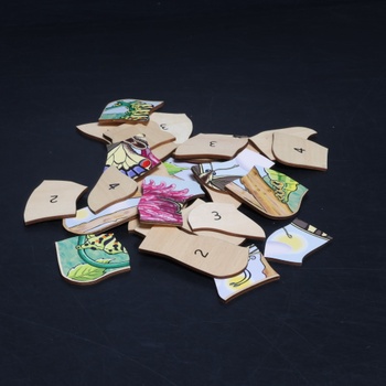 Vrstvené puzzle s motýľom Beleduc 17054