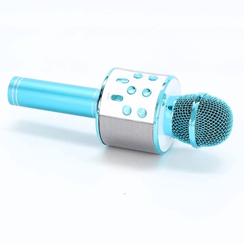 Bezdrátový mikrofon Raking modrý 1800 mAh