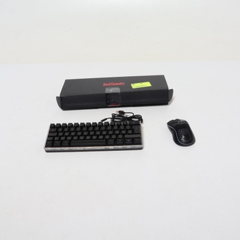 Podsvícená herní klávesnice a myš RedThunder