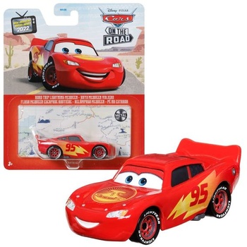 Mattel Selection Vehicles Závodní styl | Auta Disney | Auto Cast 1:55, typ: Lightning McQueen Road