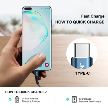 3,1A kábel USB C, kábel pre rýchle nabíjanie typu C, pre Samsung Galaxy A51, A50, A41, A40, A71,