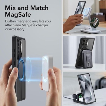 ESR pre Samsung Galaxy S24 Ultra púzdro so stojanom, kompatibilný s MagSafe, magnetické púzdro