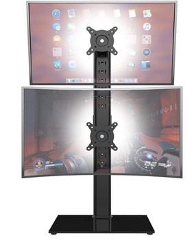 Stojan na duálny monitor Hemudu HT05B-002P
