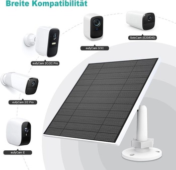 Solární panel pro kameru Eufy, 5W