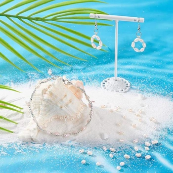 NBEADS Cca 65ks Přírodní kultivované sladkovodní perly, 3~4mm Bílé mini perly třídy A Rýže