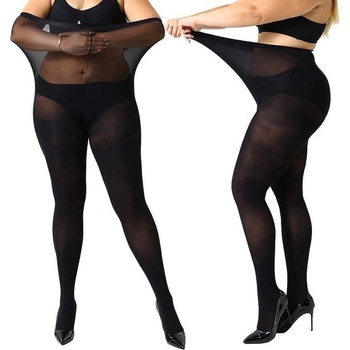 MANZI dámské punčochové kalhoty 2 nebo 4 páry plus velikosti XL-4XL (44-62), 2 páry černé (70