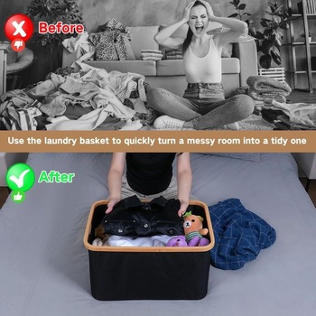 Skladací úložný box na bielizeň Efluky