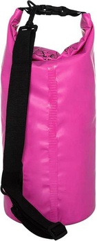 DonDon Dry Bag vodotesný vak 2l, 5l, 10l, 15l, 20l, 30l s popruhom cez rameno - ružový 15 litrov