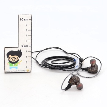 Kabelová sluchátka BACKWIN černá