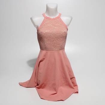Dámské růžové šaty BeryLove vel. XS