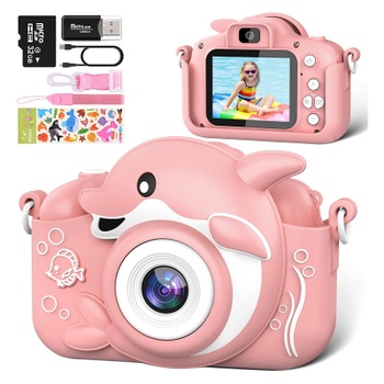 Dětský fotoaparát Hangrui C9 růžový