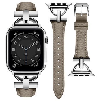 Kožený remienok na hodinky wutwuk Kompatibilný s Apple…