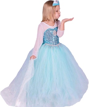 Dětský kostým šaty Elsa & Anna pro holčičky