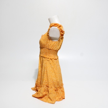 Dámské šaty YBENLOVER, S, odstín žluté