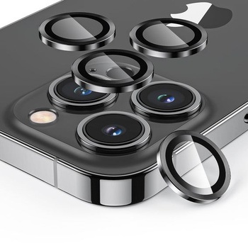 SPARIN Sada 4 chráničů fotoaparátu pro iPhone 13 Pro a iPhone 13 Pro Max, tvrzené sklo s tvrdostí