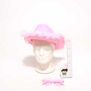 Kovbojský klobouk‎ Winnsell růžový 