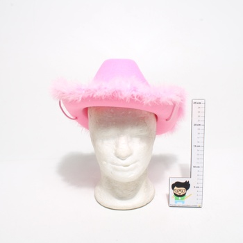 Kovbojský klobouk‎ Winnsell růžový 