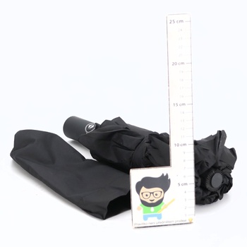 Skládací deštník Tecknet černé barvy