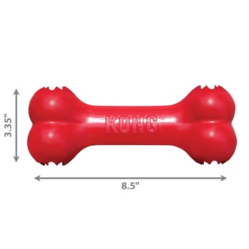Hračka pre psov Kong 10014, Goodie Bone, red