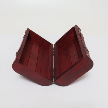 Dřevěný retro kufřík Pilipane