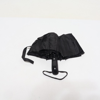 Skládací černý deštník Ergonauts