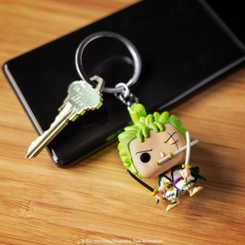Funko Pop! Klíčenka: One Piece - Roronoa Zoro - Sběratelská vinylová minifigurka Novinka Keychain -