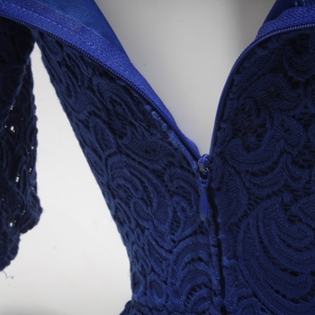 Dámské šaty Orsay krajkové, modré 