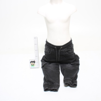 Chlapecké kalhoty F&F , černé, vel. 128