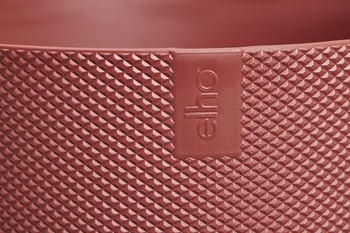 Elho Jazz – 19 cm okrúhly kvetináč, vnútorný kvetináč, 100% recyklovaný plast, jedinečná štruktúra,