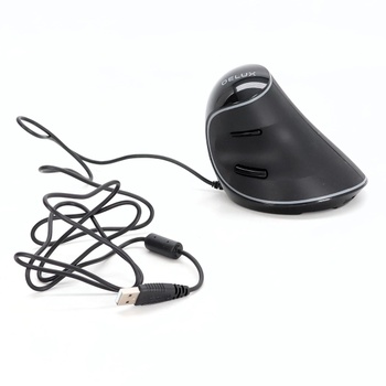 Vertikálna myš Delux M618PU čierna