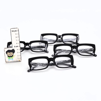 Sada 4 dioptrických brýlí Eyekepper černé