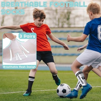 Apricitie 3 páry futbalových ponožiek veľ. S