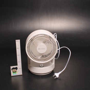 Stolní ventilátor bílý Mycarbon 