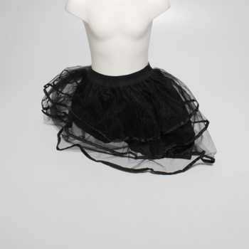 Černá sukně z polyesteru Shein 